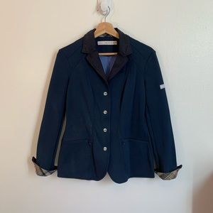 Animo navy blue Show coat size 46